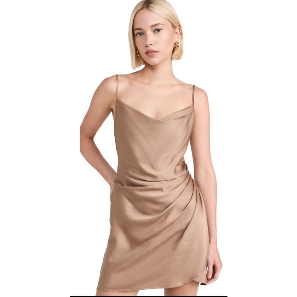 L'AGENCE Bruna Faux Wrap Cami Dress Size 10